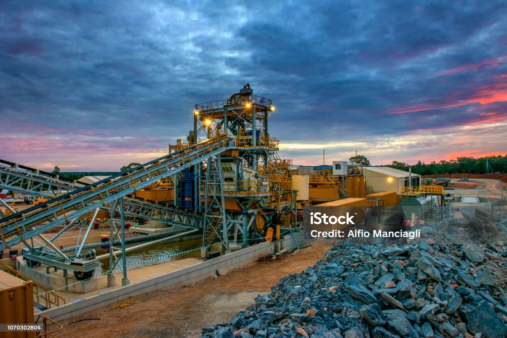 a large setup infrastructure for mining gold and other minerals in Australia.